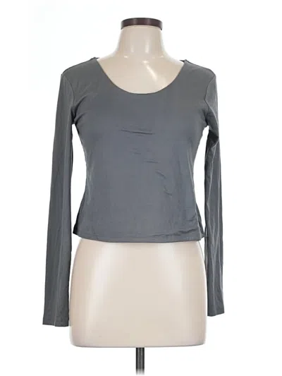Pre-owned J For Justify Long Sleeve T-shirt In Gray