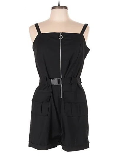 Pre-owned J For Justify Romper In Black