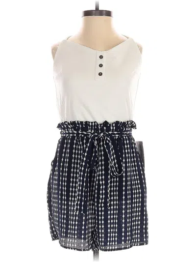 Pre-owned J For Justify Romper In Blue