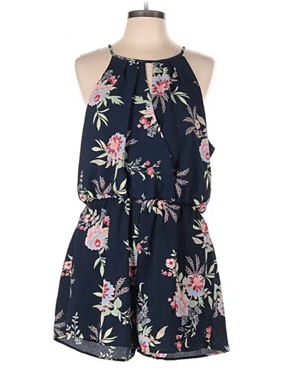 Pre-owned J For Justify Romper In Blue