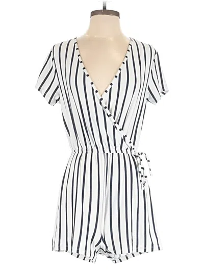 Pre-owned J For Justify Romper In White