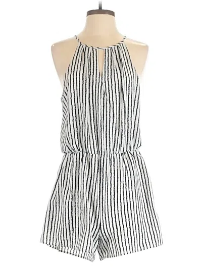 Pre-owned J For Justify Romper In White