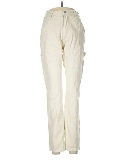 Pre-owned J. Galt Cargo Pants In Ivory