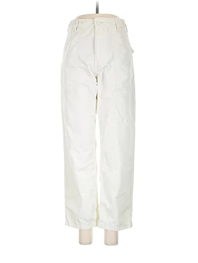 Pre-owned J. Galt Cargo Pants In Ivory
