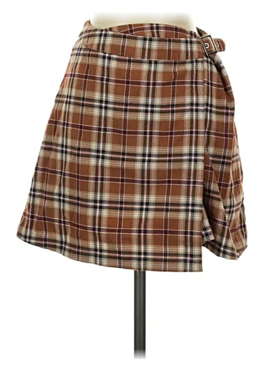 Pre-owned J. Galt Casual Skirt In Brown