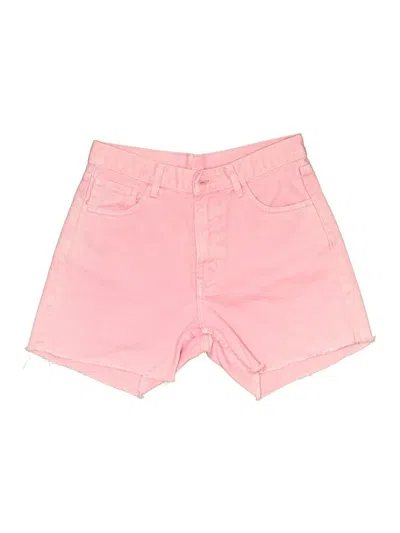 Pre-owned J. Galt Denim Shorts In Pink