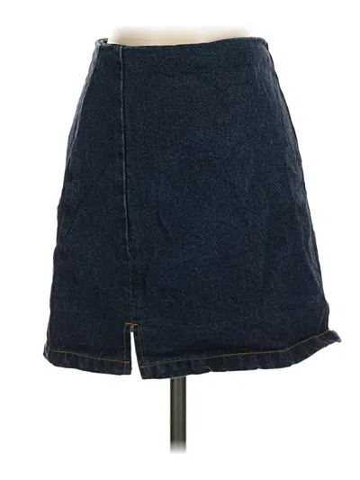 Pre-owned J. Galt Denim Skirt In Blue