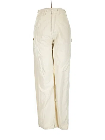 Pre-owned J. Galt Jeans In Ivory