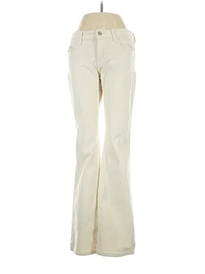 Pre-owned J. Galt Jeans In Ivory