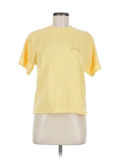 Pre-owned J. Galt Short Sleeve T-shirt In Yellow