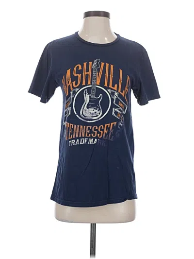 Pre-owned J. Galt Short Sleeve T-shirt In Blue