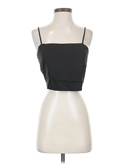 Pre-owned J. Galt Sleeveless Top Black Strapless Neckline Tops
