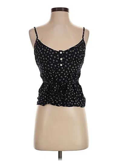 Pre-owned J. Galt Tank Top Black Sweetheart Neckline Tops