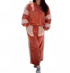 J. Her Kelsey Lace Pullover Set In Rust In Brown