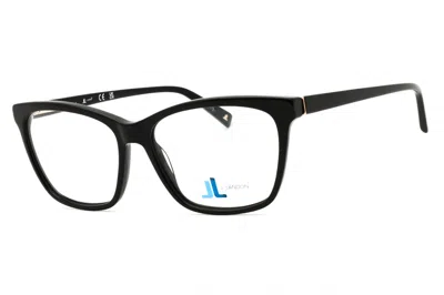 J. Landon Jl5013 Rectangular Acetate Eyeglasses In Black
