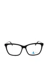 J. Landon Rectangle-frame Glasses In Black