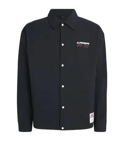 J. Lindeberg J Lindeberg 30y Cam Coach Jacket In Black