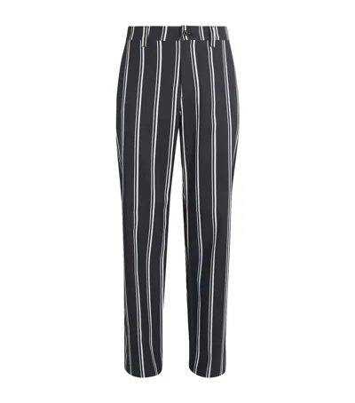 J. Lindeberg J Lindeberg 30y Devyn Stripe Golf Trousers In Black