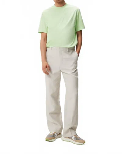 J. Lindeberg Ace Mock Tee In Paradise Green