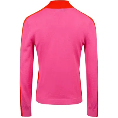 J. Lindeberg Adia Turtle Neck In S168 Pop Pink