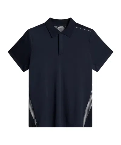 J. Lindeberg Aleks Polo Shirt In Blue