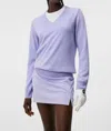 J. Lindeberg Amaya Knitted Sweater In Sweet Lavender In Multi