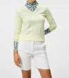J. Lindeberg Amaya Knitted Sweater In Wax Yellow In Multi