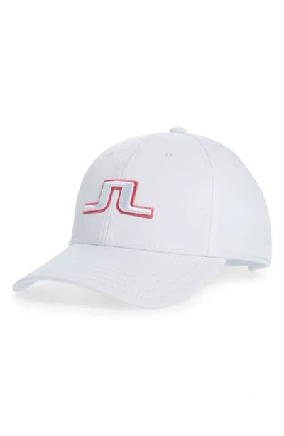 J. Lindeberg Anga Golf Cap In White