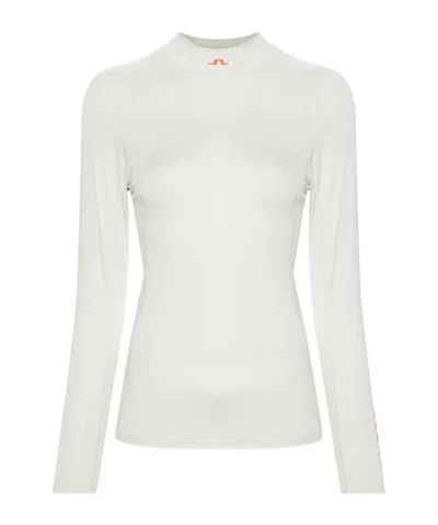 J. Lindeberg Asa Logo-print Performance Top In White