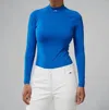 J. Lindeberg Asa Soft Compression Top In Nautical Blue In Blue