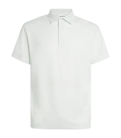 J. Lindeberg J Lindeberg Bala Print Polo Shirt In White