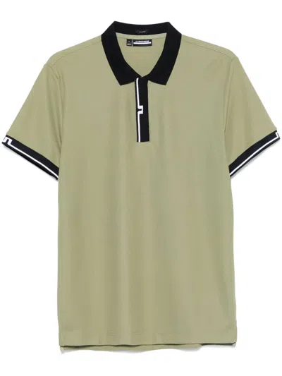 J. Lindeberg Bay Polo Shirt In Green