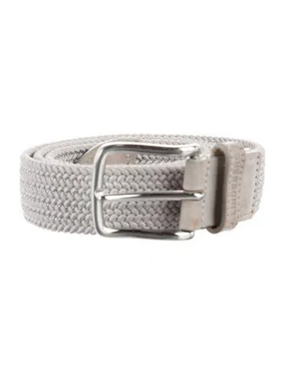 Pre-owned J. Lindeberg Belt In Grey