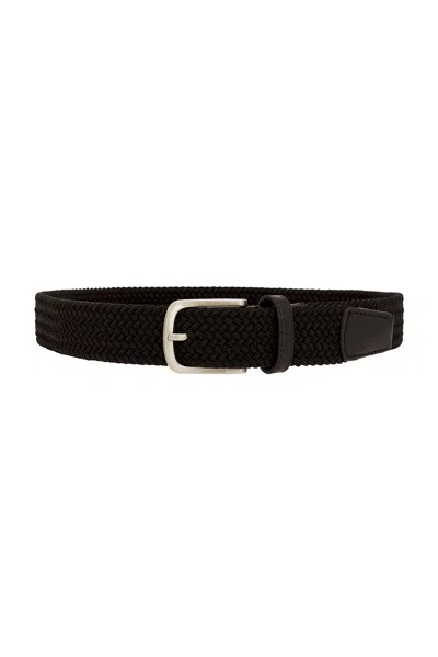 J. Lindeberg Bernhard Belt In Black