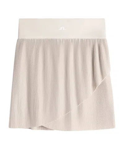 J. Lindeberg Brit Skirt In Neutral