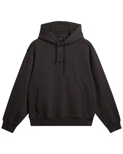 J. Lindeberg Callan Logo Hoodie In Black