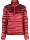 J. Lindeberg Cliff Padded Feather-down Jacket In 红色