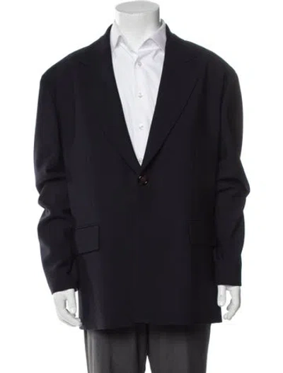 Pre-owned J. Lindeberg Coat W/ Tags In Blue