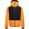 J. Lindeberg Color-block Casual Jacket With Adjustable Cuffs In Orange