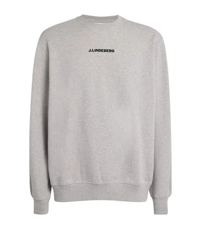 J. Lindeberg Cotton Callan Sweatshirt In Gold