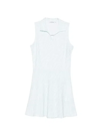 J. Lindeberg Danna Printed Mini Dress In Blue