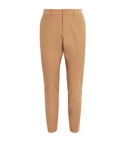 J. Lindeberg Ellot Trousers In Brown
