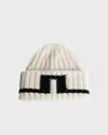 J. Lindeberg J Lindeberg Enso Big Beanie In White