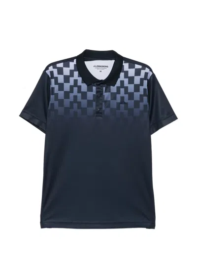 J. Lindeberg Finn Polo Shirt In Blue