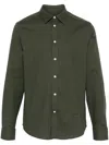 J. Lindeberg Flannel Shirt In Green