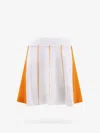 J. Lindeberg Flared Technical Fabric Skirt In White
