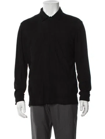 Pre-owned J. Lindeberg Goat Leather Jacket In Black