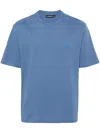 J. Lindeberg Hale Logo-patch T-shirt In Blue