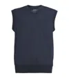 J. Lindeberg Hybrid Windbreaker Gilet In Navy