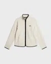 J. Lindeberg J Lindeberg Jacket Fleece Catherine Mid Layer In Neutral